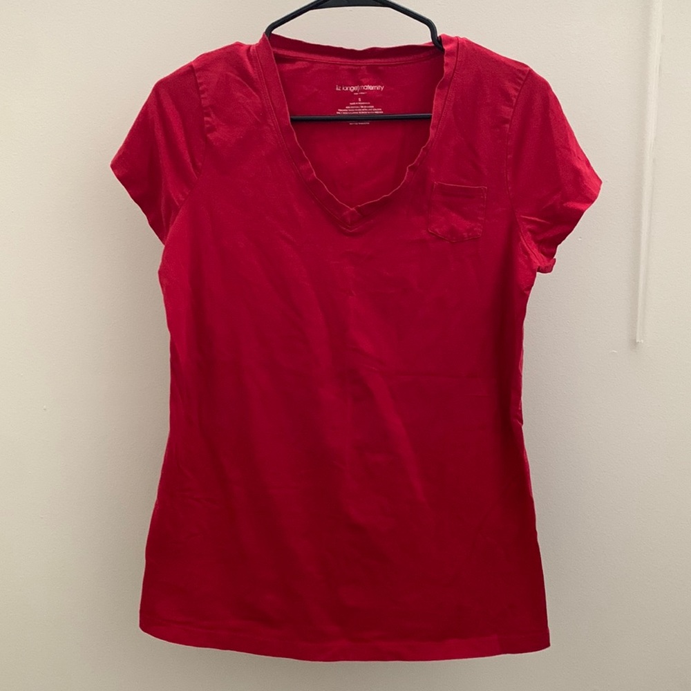 Liz Lange Maternity short sleeve shirt